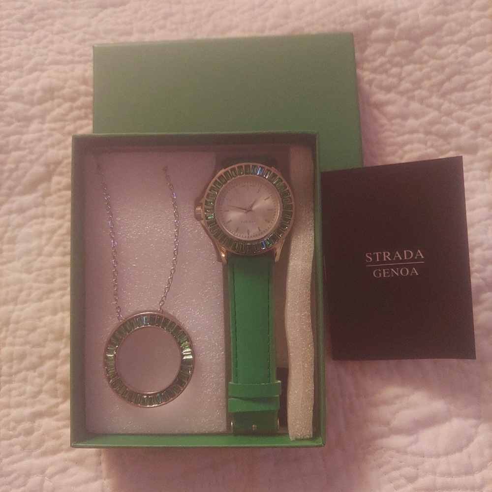 Watch and Necklace Set